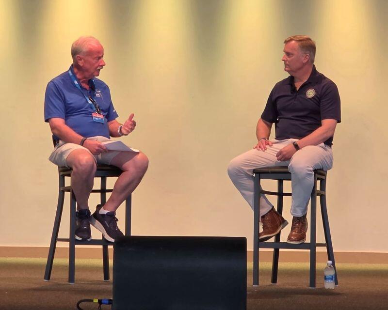 EAA's Jack Pelton and FAA's Chris Rocheleau 