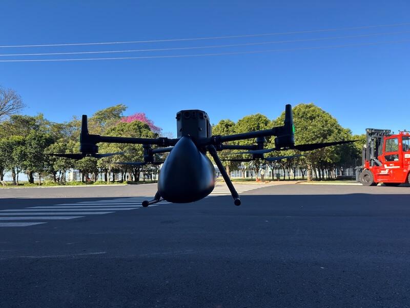 drone in flight