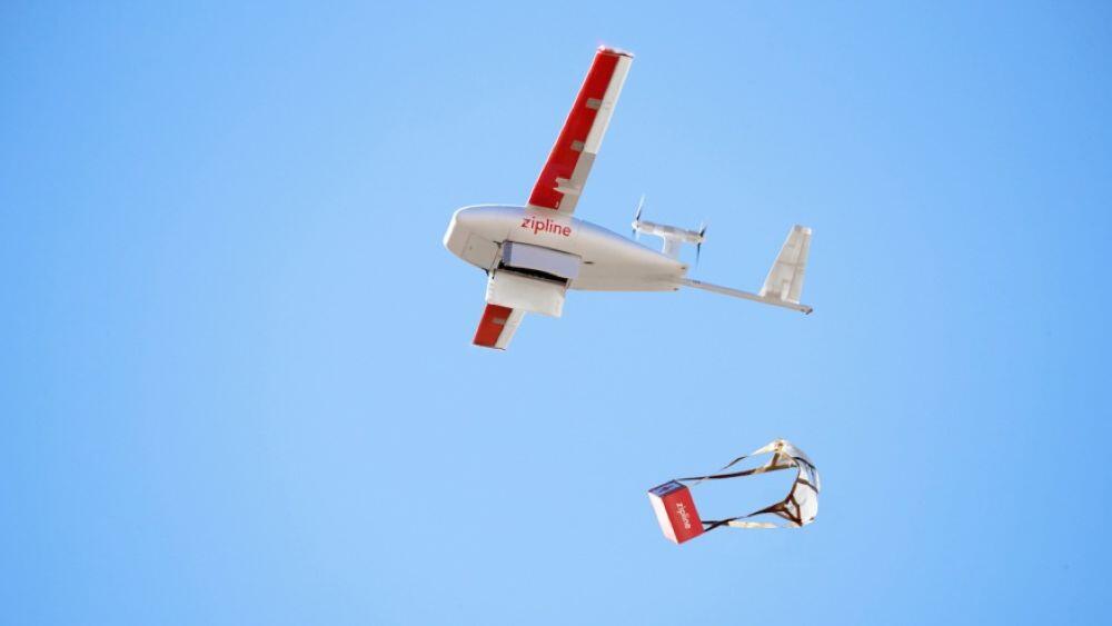 Zipline drone delivery