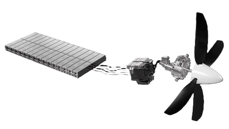 dovetail electric propulsion system rendering