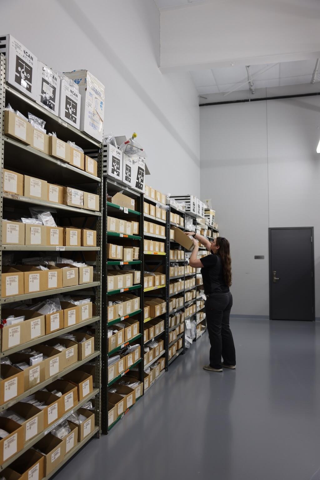 Duncan Aviation parts warehouse