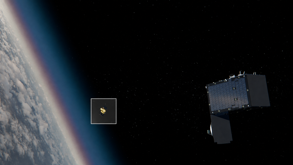 Caption: HEO's non-Earth-imaging network combines third-party satellite images with its sensors hosted on other spacecraft Credit: HEO