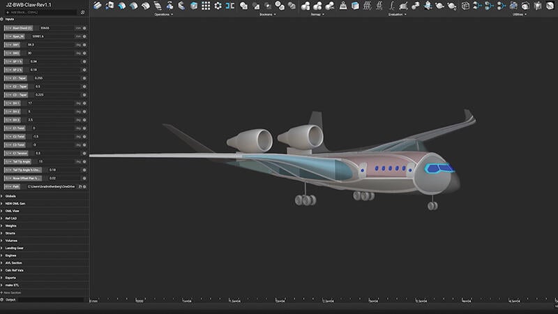 blended wing body aircraft