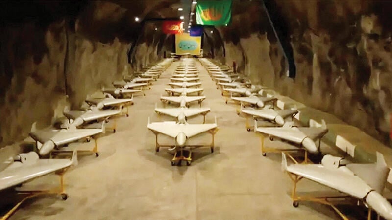 one-way attack Shahed drones