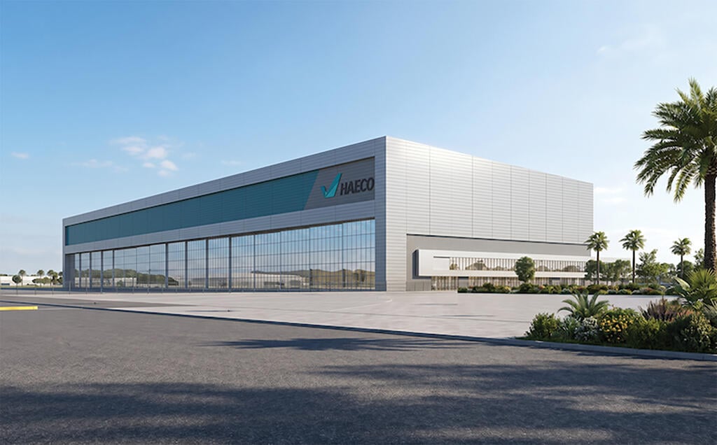 HAECO rendering of the planned MRO at Van Don International Airport in Vietnam