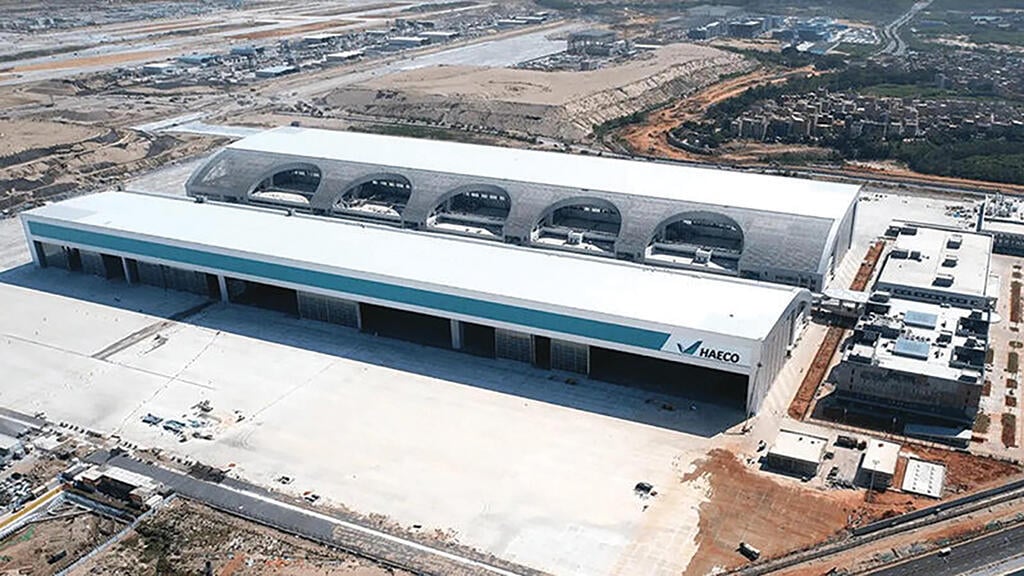 HAECO's new base maintenance hangar at Xiamen Xiang’an International Airport