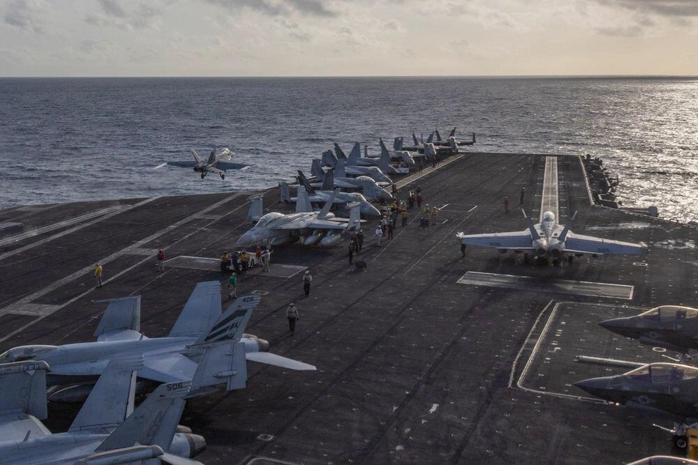 Flight operations on the USS Abraham Lincoln. Credit: US Navy