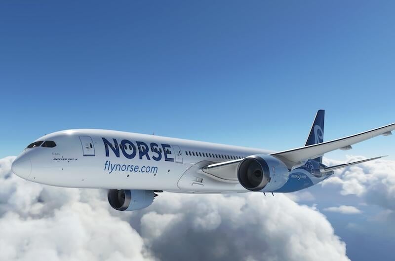 norse atlantic airways boeing 787-9 aircraft