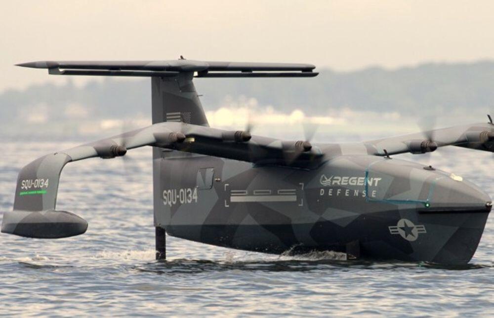 Squire can reach speeds of up to 70 kt. and carry a configurable payload of up to 50 lb.  Credit: Regent