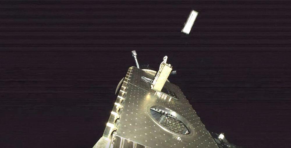 SpaceX Caption: Among the NASA-funded small satellites reaching orbit last year was Relativistic Electron Atmospheric Loss which launched on a SpaceX Falcon 9 on July 23, 2025.