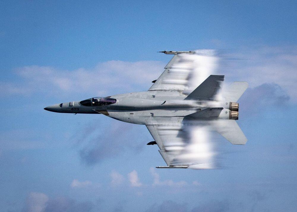 A U.S. Navy F/A-18E Super Hornet