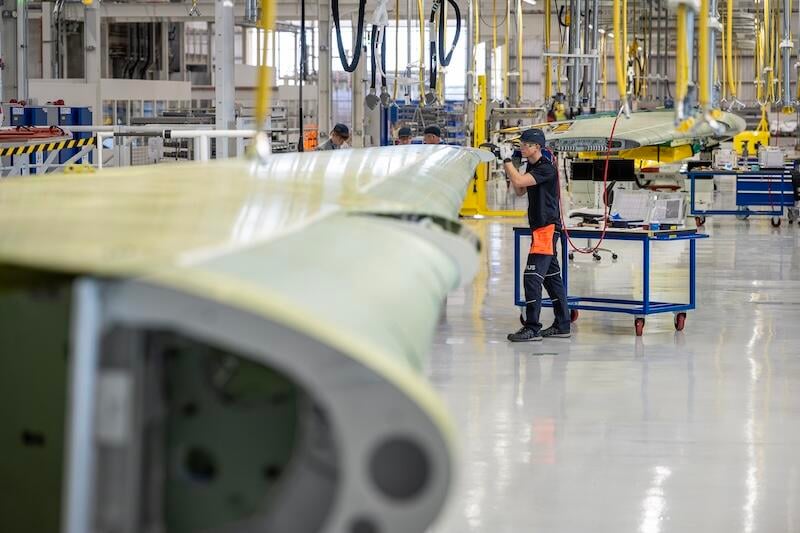 Broughton A321 wing facility
