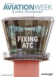 Digital cover of the Sept. 21, 2026, edition of Aviation Week