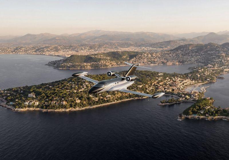 Beyond Aero BYA-1 over Nice