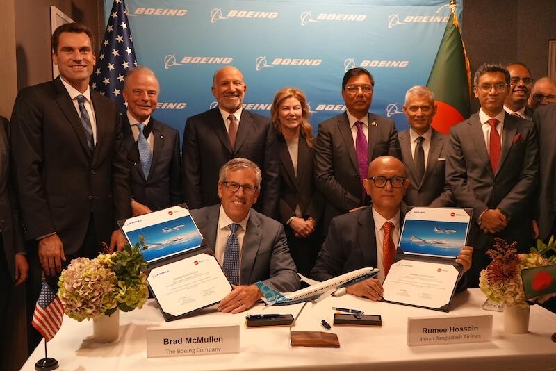 Biman Boeing order announcement