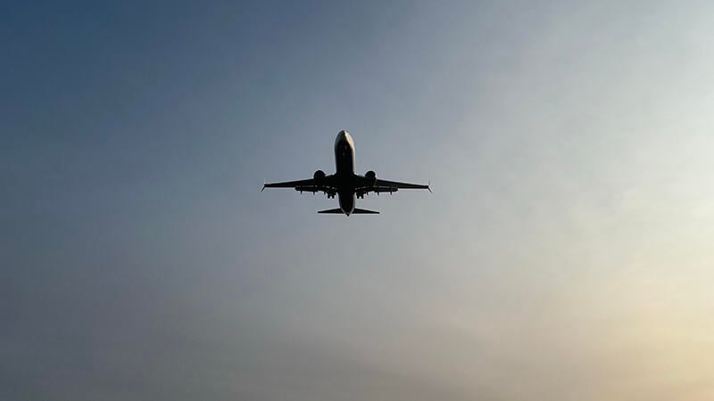 Aircraft in flight