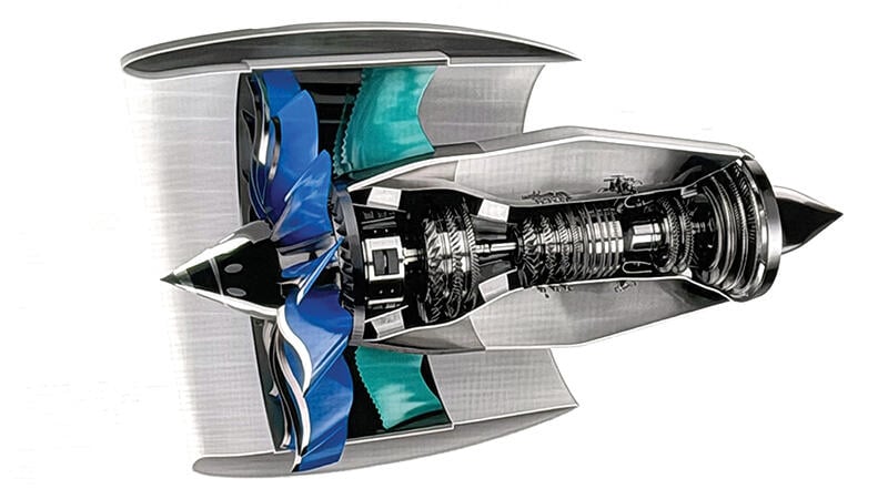 Rolls-Royce prototype UF30 cross-section concept art