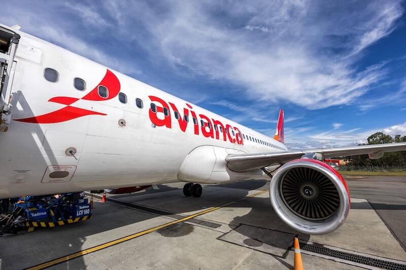 avianca aircraft on tarmac