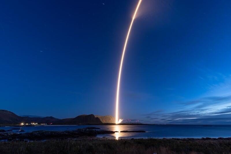 isar aerospace spectrum rocket takes off