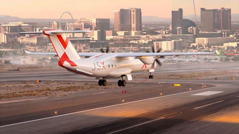 JSX plans to use the hybrid-electric ES-36 on short point-to-point routes.