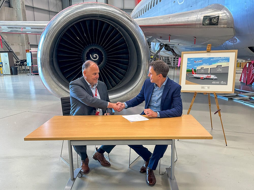 KLM UK Engineering and Jet2 contract signing