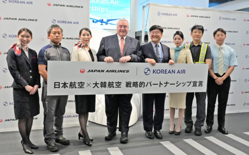 Korean Air and JAL