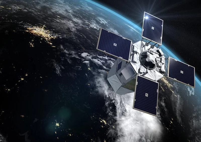 satellite in space
