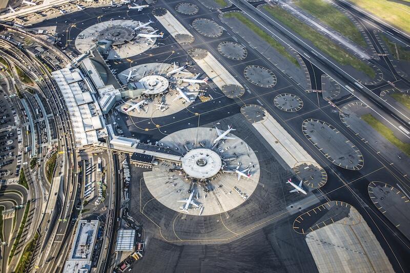 aerial view of ewr