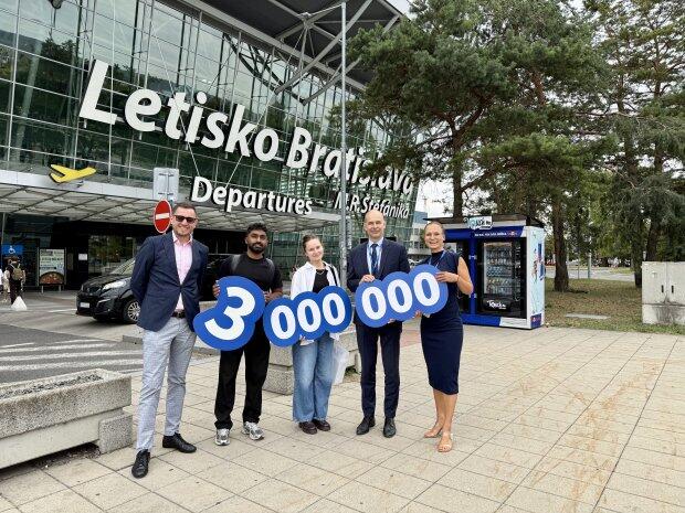 Bratislava Airport surpasses the 3 million passengers