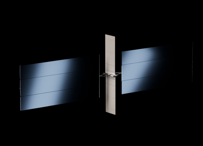 space based data center rendering
