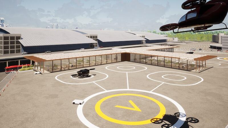 Vertiport graphic