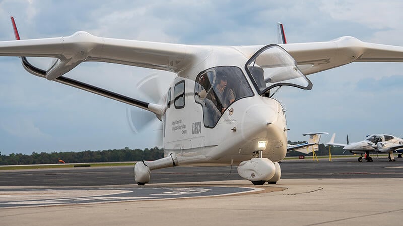 Beta Technologies’ all-electric ALIA CTOL aircraft