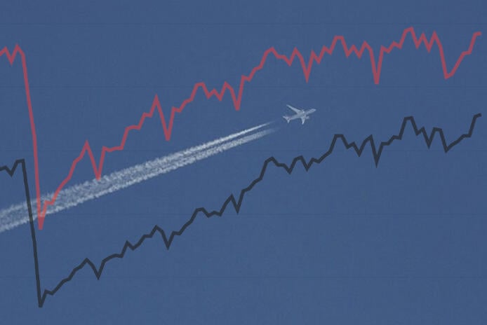 787 overlaid by graph graphics