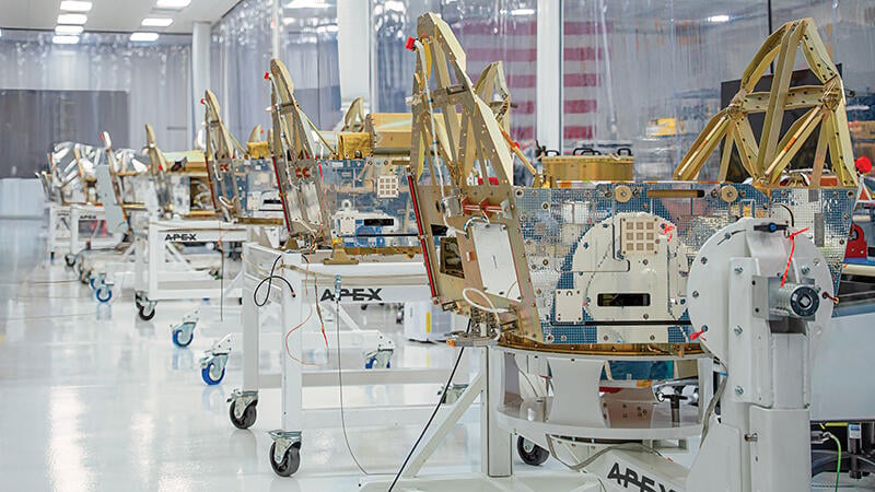 satellite production facility
