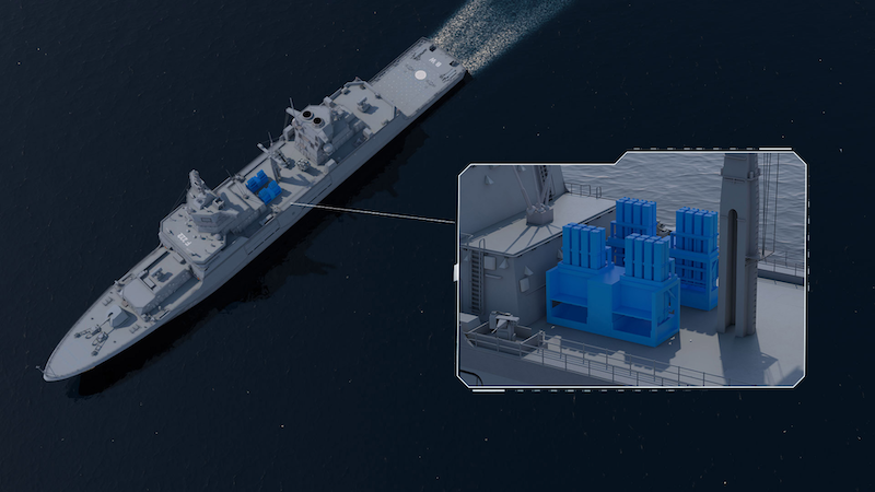 diehl new launcher on frigate concept image