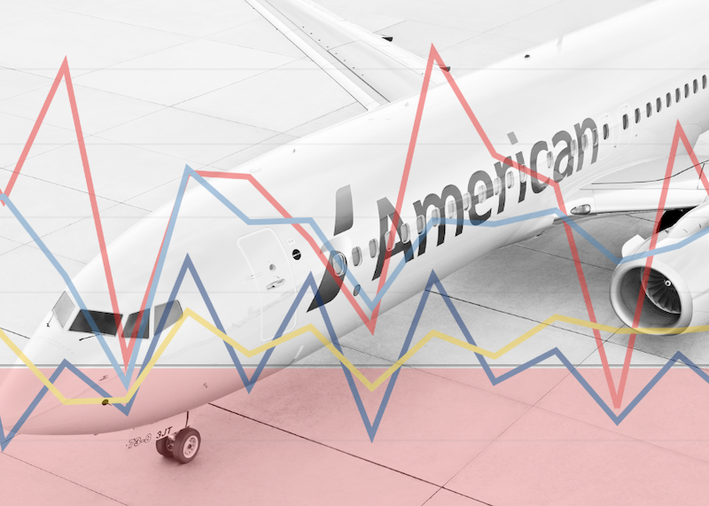 american airlines aircraft under chart