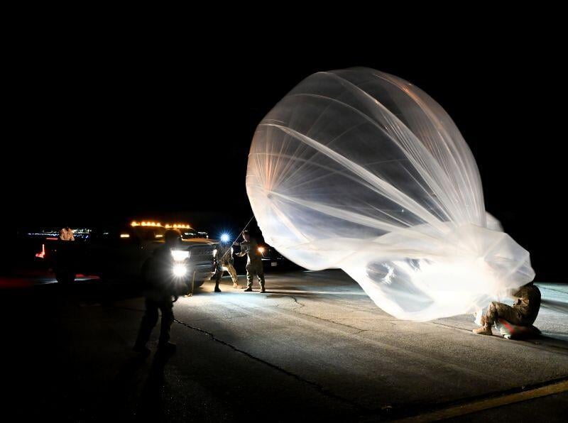 U.S. Army deploys high-altitude balloons