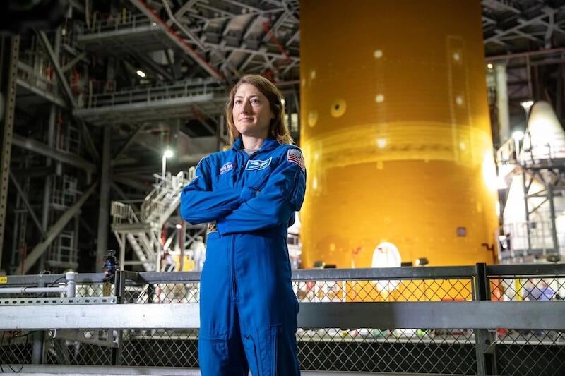 nasa astronaut and artemis ii mission specialist christina koch