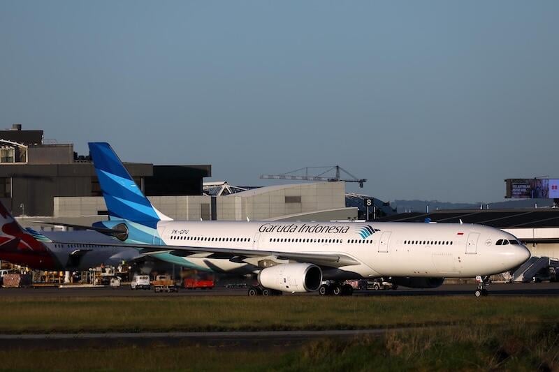 garuda indonesia airbus aircraft