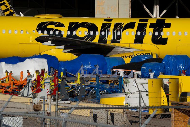 Spirit parked Goodyear AZ