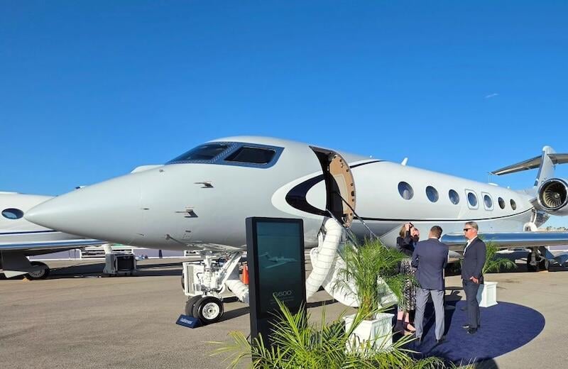 Gulfstream G600 at NBAA-BACE 2026