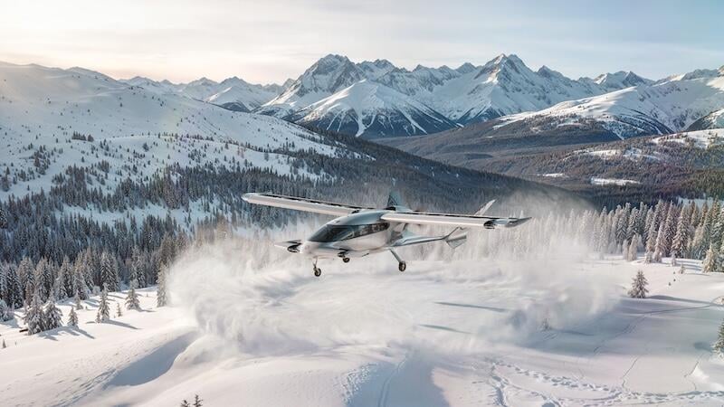Horizon Aircraft artist's rendering of aircraft in icing conditions