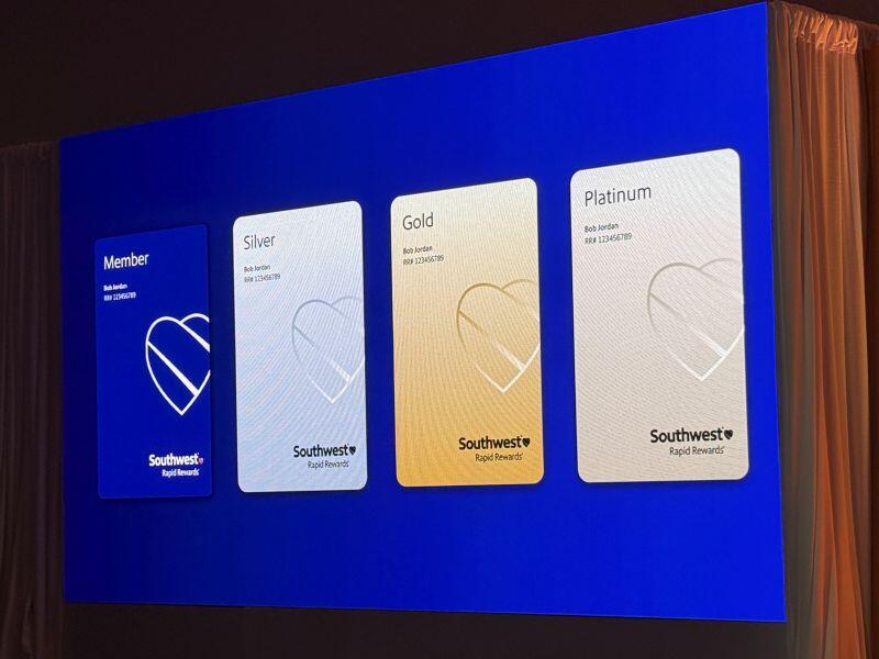 The new Southwest Airlines loyalty tiers unveiled at Media Day.