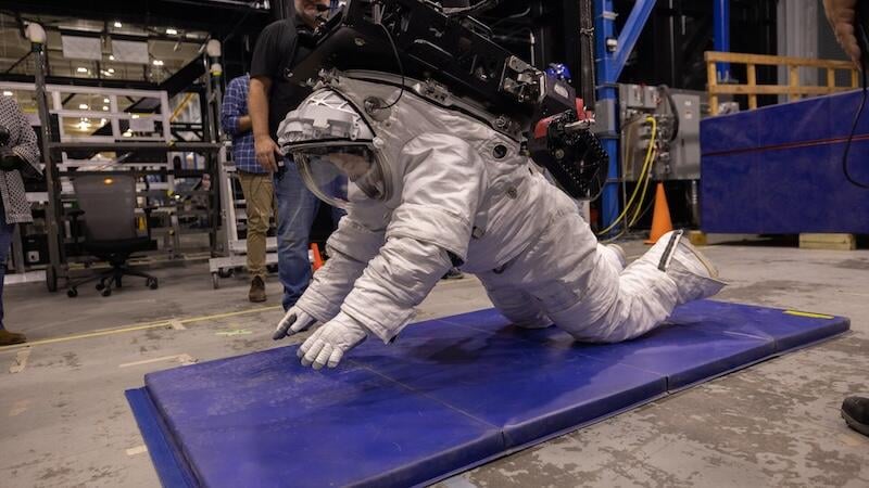 Axiom space suit testing