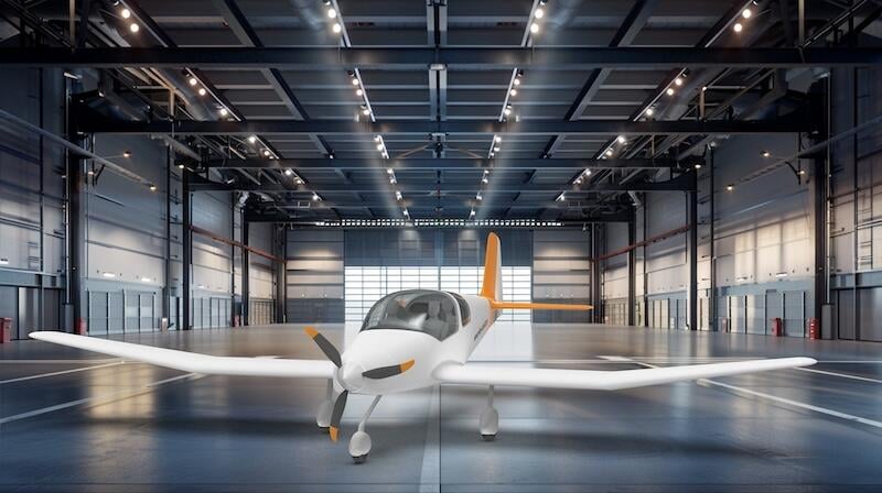  Milan's electric MA-2 has folding wingtips to reduce span for parking 