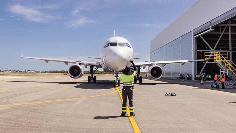 FL Technics customer aircraft in Dominican Republic 