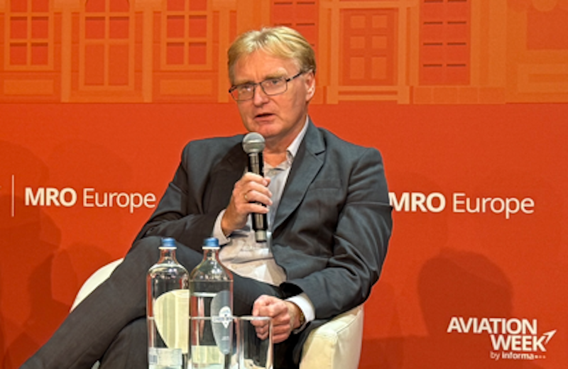 KLM Engineering and Maintenance’s defense MRO program director, Gijs van Rooijen