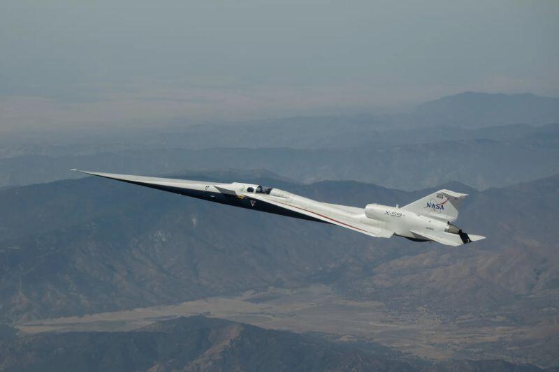 NASA’s X-59 quiet supersonic research aircraft 