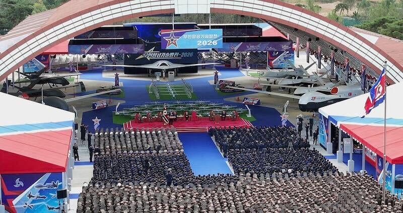 unmanned aviation technology development exhibition in north korea