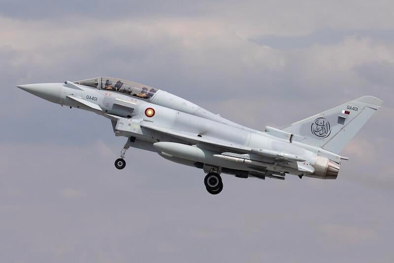 qatari eurofighter jet